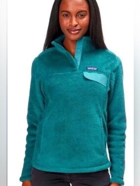 Patagonia teal Re-Tool Snap T Fleece Pullover